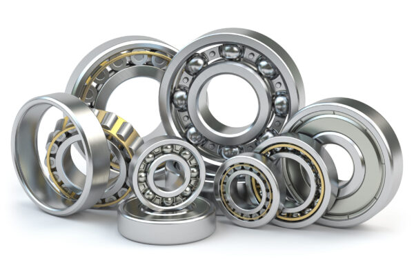 Bearings,Of,Different,Types,Isolated,On,White,Background.,3d,Illustration